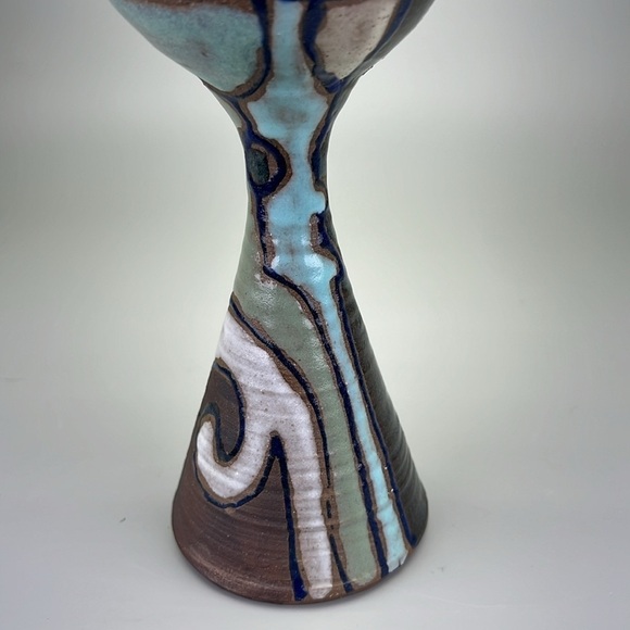 S. Davis Studio Art Pottery Goblet - Picture 6 of 10